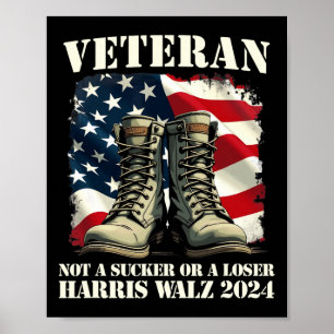 Póster Veterano No Un Sucker O Un Loser Harris Wheimer 20