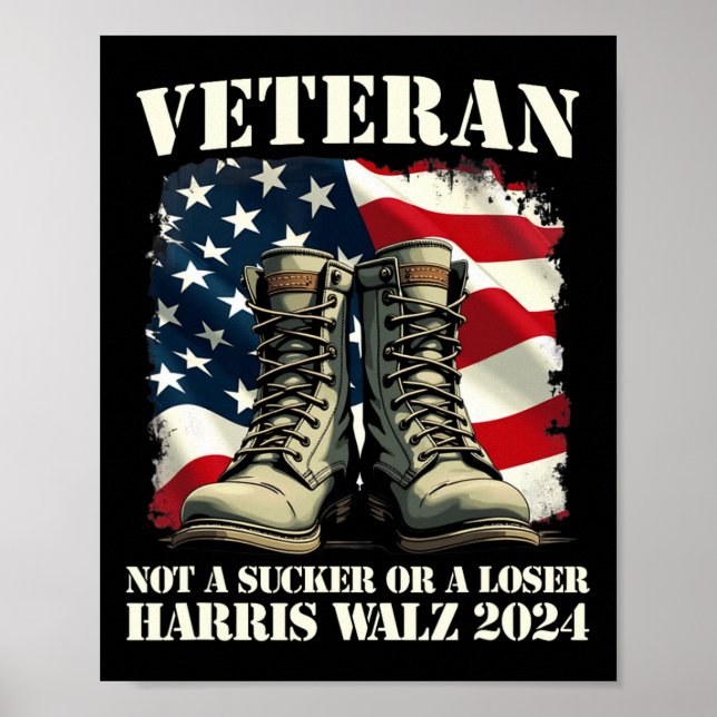 Póster Veterano No Un Sucker O Un Loser Harris Wheimer 20 (Frente)