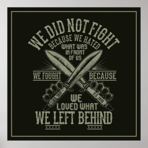 Póster Veterano Poster de Guerra