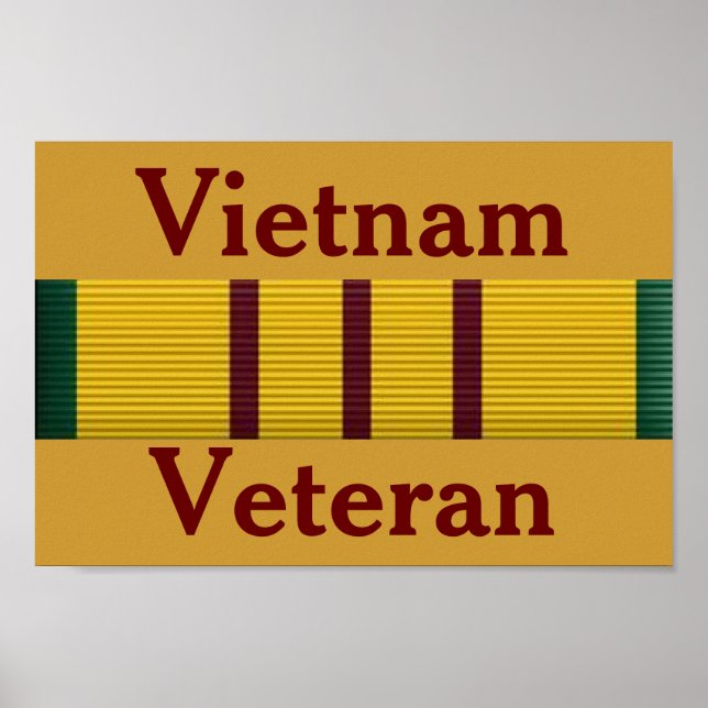 Póster Veterano-Poster de Vietnam (Frente)