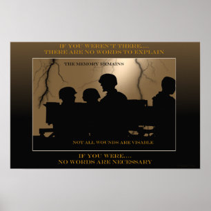 Póster Veterano recuerda a Poster