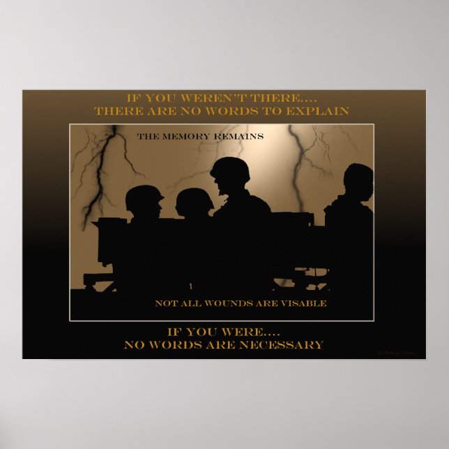 Póster Veterano recuerda a Poster (Frente)