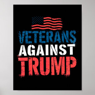 Póster Veteranos contra la Constitución de Trump por reye