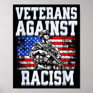 Póster Veteranos contra nuestro soldado del ejército patr