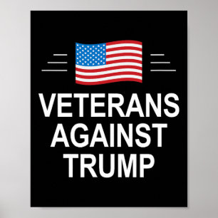 Póster Veteranos Contra Trump -