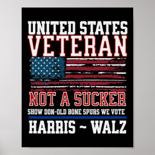 Póster Veteranos De Harris Wheimer 2024 Veterano Militar