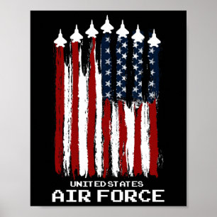 Póster Veteranos de la Fuerza Aérea de Ee.Uu.