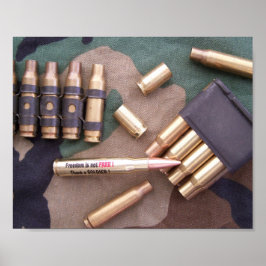 Póster Veteranos de la fuerza aérea de la armada militar