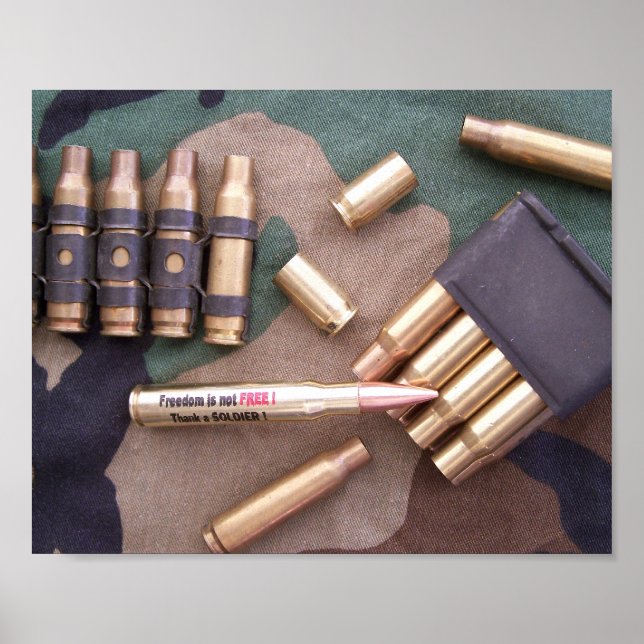 Póster Veteranos de la fuerza aérea de la armada militar (Frente)