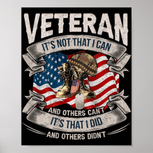 Póster Veteranos: No es que yo pueda y otros no