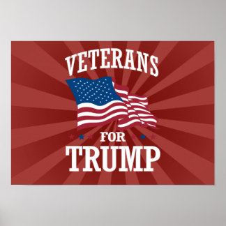 PÓSTER VETERANOS PARA TRUMP