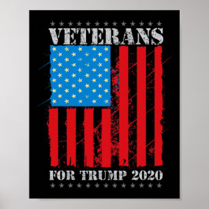 Póster Veteranos por partidarios militares republicanos d
