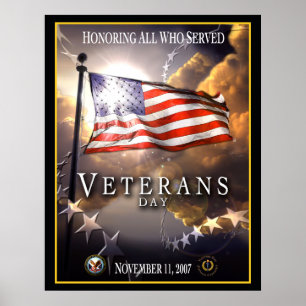 Póster Veterans Day 2007 Poster