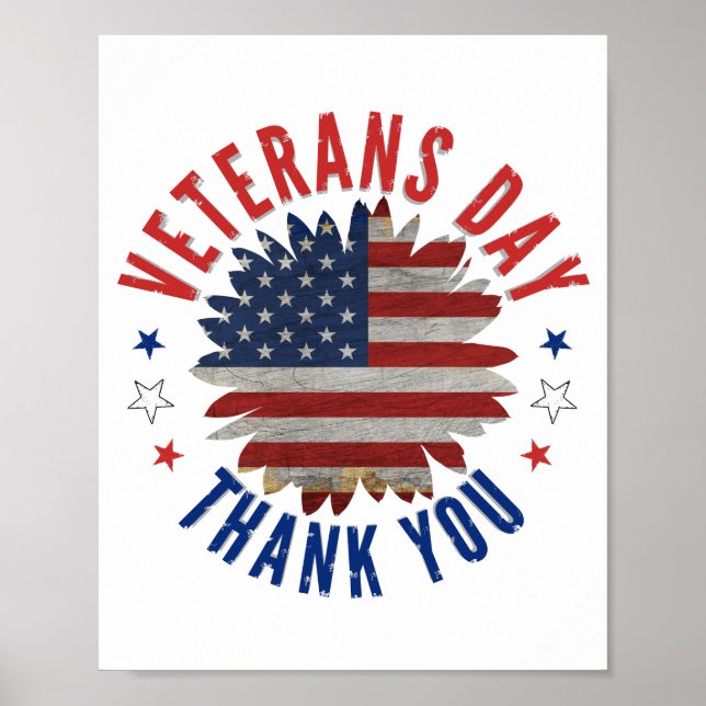 PÓSTER VETERANS DAY GRACIAS (Frente)