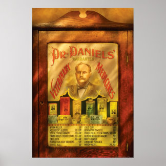Póster Veterinaria - Dr. Daniels, Medicamentos Veterinari
