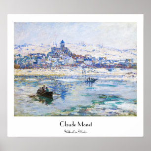 Póster Vetheuil en el invierno Claude Monet