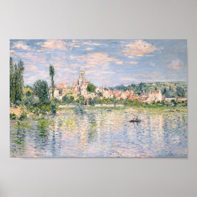 Póster Vetheuil en verano por Claude Monet (Frente)