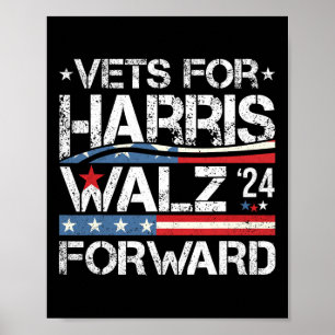 Póster Vets Para Kamala Harris Tim Wheimer Veterans For H