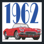 Póster Vette62<br><div class="desc">El Corvette de Chevrolet de 1962</div>