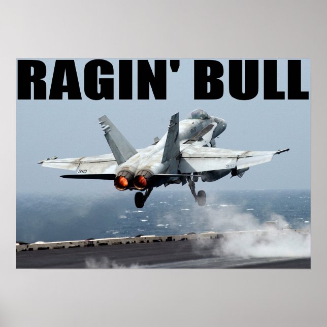 Póster VFA-37 Ragin' Bull (Frente)
