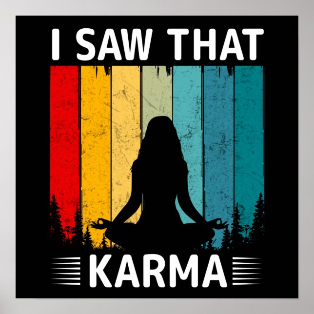 Póster Vi Ese Karma (Frente)