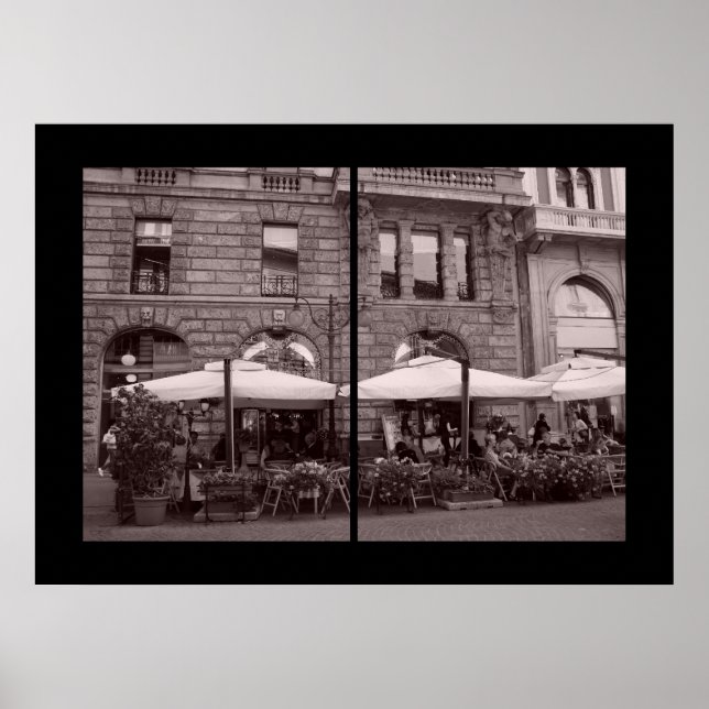 Póster Vía Dante - Diptych (Frente)