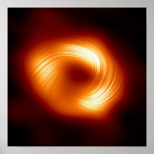Póster Vía Láctea Supermacizo Agujero Negro Sagittarius A