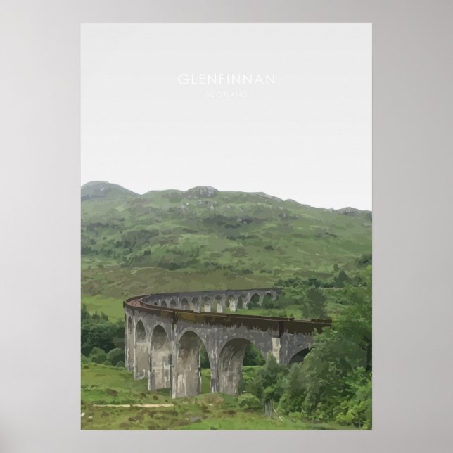 Póster Viaducto de Glenfinnan, Escocia (Frente)