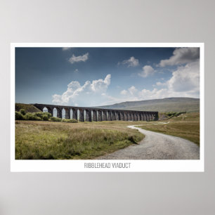 Póster Viaducto Ribblehead, Ribblehead, Yorkshire, Inglat
