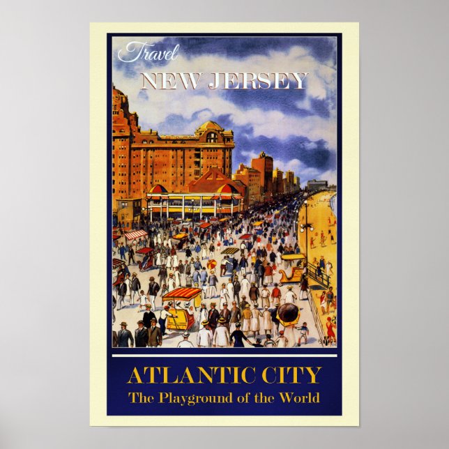 Póster Viaja Nueva Jersey (Frente)
