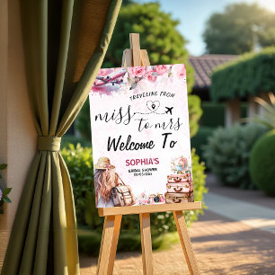 Póster Viajando de Señorita a Señora Bienvenida a la Fies