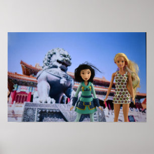 Póster Viajando por el mundo. China.