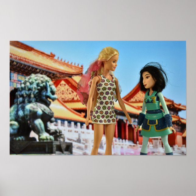 Póster Viajando por el mundo. China (Frente)