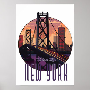 Póster Viajar a Nueva York