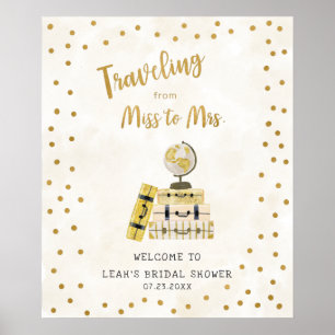 Póster Viajar de Miss a Señorita Ducha de novia