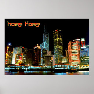 Póster Viajar Hong Kong