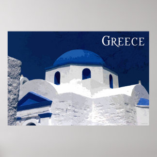 Póster Viajar por Grecia