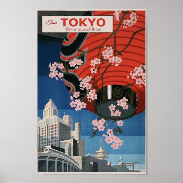 Póster Viajar por Japón (Frente)