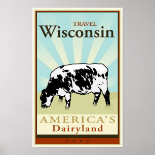 Póster Viajar Wisconsin