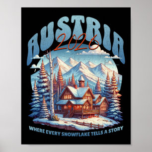 Póster ¡Viaje a Austria 2026! Vacaciones austriacas coinc