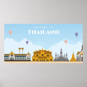 Póster Viaje a Bangkok