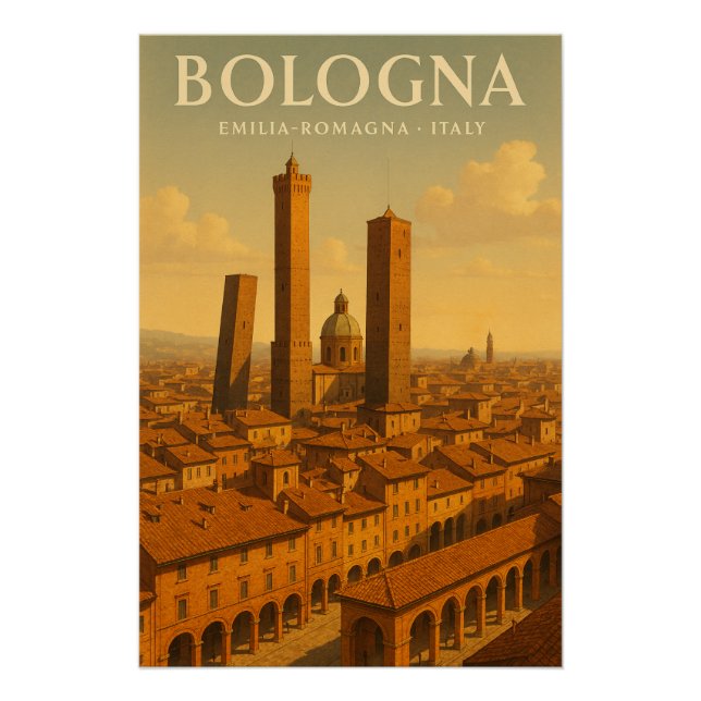Póster Viaje a Bolonia 2026 (Anverso)