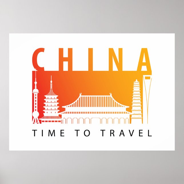Póster Viaje a china (Frente)