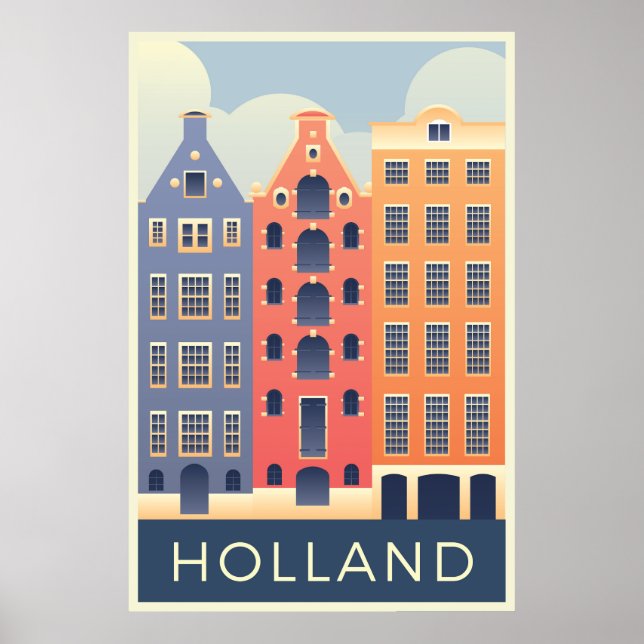 Póster Viaje a Holanda (Frente)