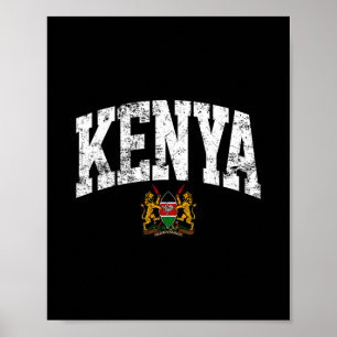 Póster Viaje a Kenia Vacaciones Kenia Hogar Kenia Amigo G