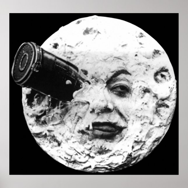 Póster Viaje a la luna Le Voyage Dans La Lune - cara (Frente)