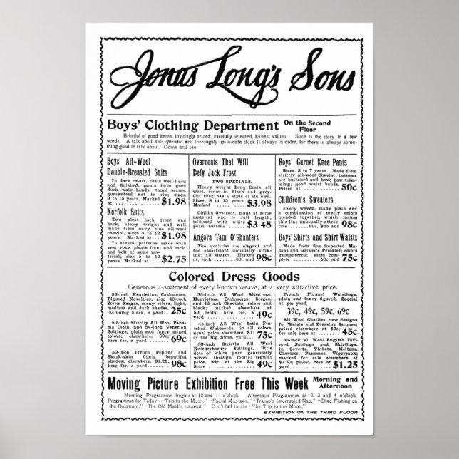 Póster 'Viaje a la luna', poster de películas antiguas de (Frente)