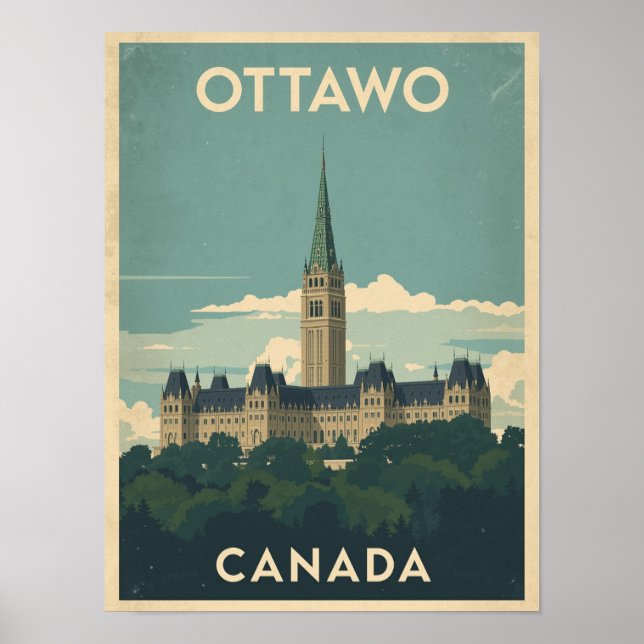 Póster Viaje a la vieja Ottawa (Frente)
