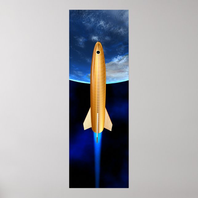 Póster viaje a las estrellas (Frente)