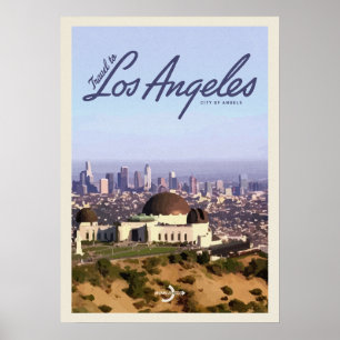 Póster Viaje a Los Ángeles